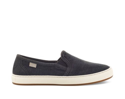 Sanuk Avery Hemp Vegan Slip-on - Sanuk Shoes Womens Black - Philippines FRUZIA917